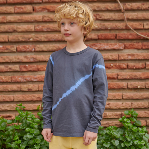 22fw[ڵĵ]LS REGULAR TEE (LINE TIE DYE-BLUE)Ƽ