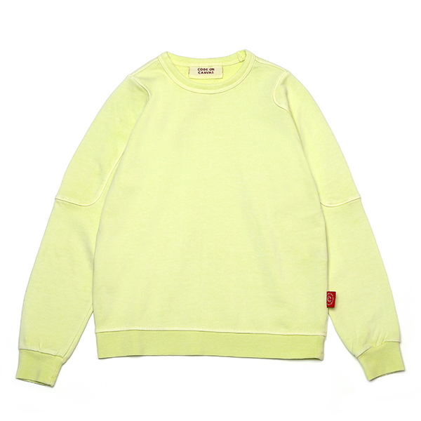 22fw[ڵĵ]PATCH SWEATSHIRT (PIGMENT LEMON) 