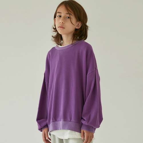 22fw[ڵĵ]LIGHT TERRY SWEATSHIRT (SUNDRY PURPLE) 