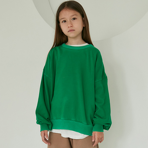 22fw[ڵĵ]LIGHT TERRY SWEATSHIRT (SUNDRY GREEN) 