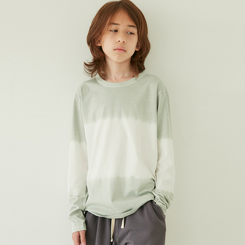 22fw[ڵĵ]PIMA LONG SLEEVE TEE (TIE DARK BLUE) Ƽ