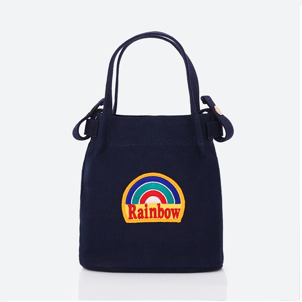 심도마도[Rainbow Wappen Bag]레인보우와펜백 미드나잇네이비