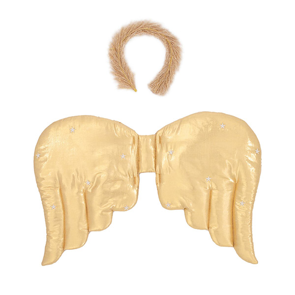 C10 [޸޸]Gold Quilted Angel Wings & Crown_Ƽհ-ME224109