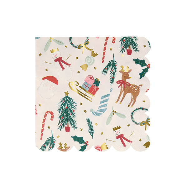 [޸޸]Festive Motif Large Napkins(16Ʈ)_ƼŲ-ME209566