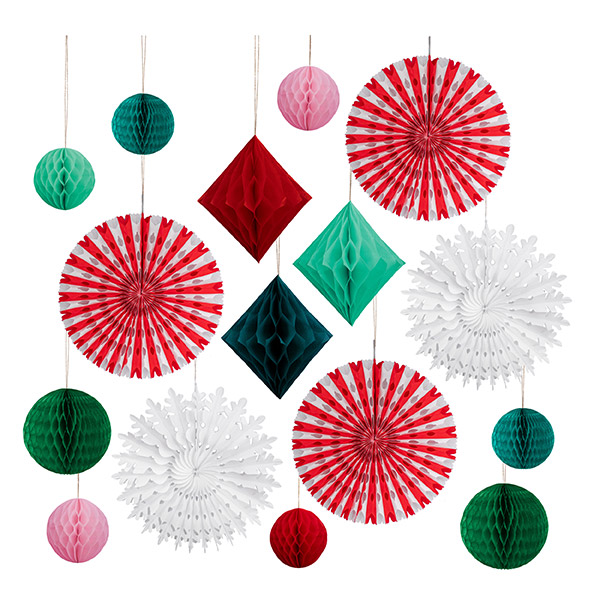 [메리메리] Christmas Honeycomb Decoration Kit-ME225720