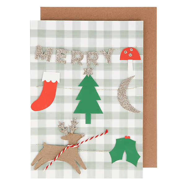 [메리메리]Merry Christmas Garland Card_카드-ME225486