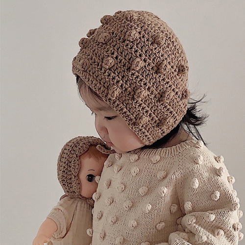 []Popcorn bonnet