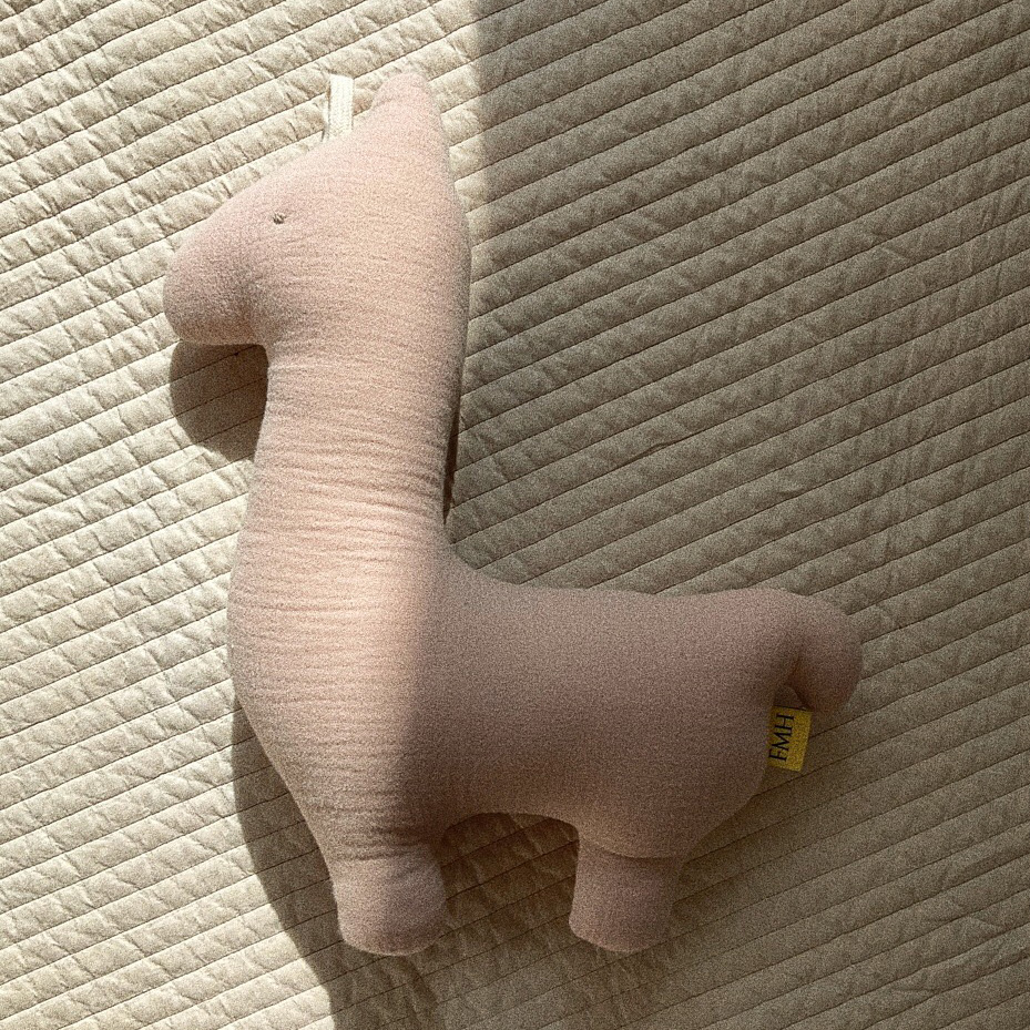 [ġ] ũ / Llama Pink Cushion/Wall Decoration