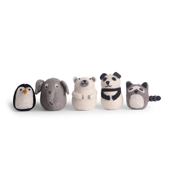 [ر׸ؽ]Zoo Animals_Set of 5) ʸƮ-EN00LNORN2219ZOO