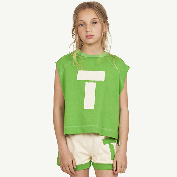 [타오] STORK KIDS Green 티셔츠-TA23KSTSH3007GRN