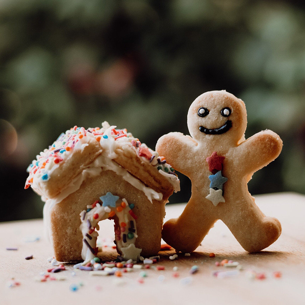 [ŲũƮ]Mini Gingerbread House Eco Cutter Set