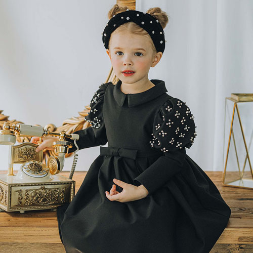 [뿤忥]Jewel Dress_巹-Black 巹-