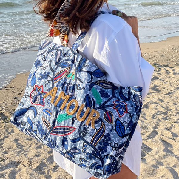 [CSAO]Kossiwa bag embroidered AMOUR-CA00LNBAG1879AMO