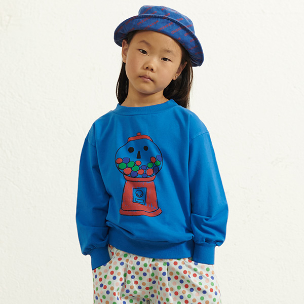 40[˵Ͽ콺Ű]Gum sweatshirt-WH23KSSST0714BLU