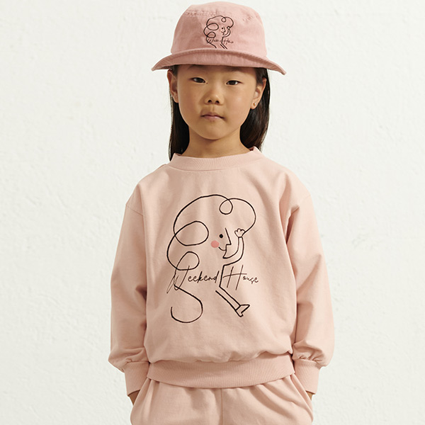 40[˵Ͽ콺Ű]Weekend kid sweatshirt-WH23KSSST0717SPK