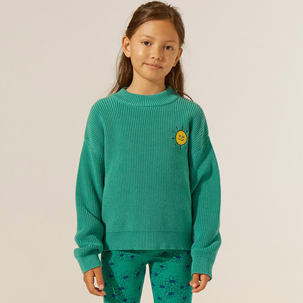 30[įĸ]GREEN SWEATER-CM23KSTOP0036GRN