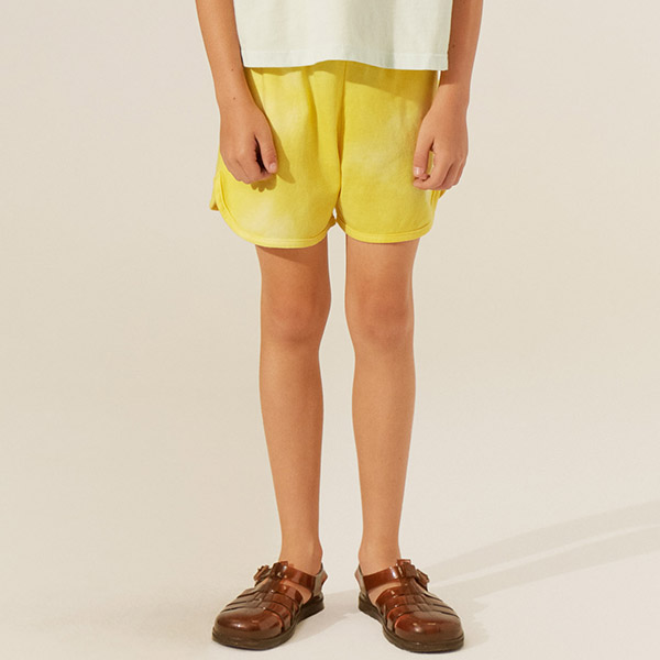 30[įĸ]YELLOW TIE DYE SHORTS-CM23KSSHT0055YEL