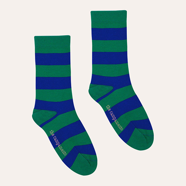 30[įĸ]BLUE STRIPES SOCKS-CM23KSSOC0094BLU