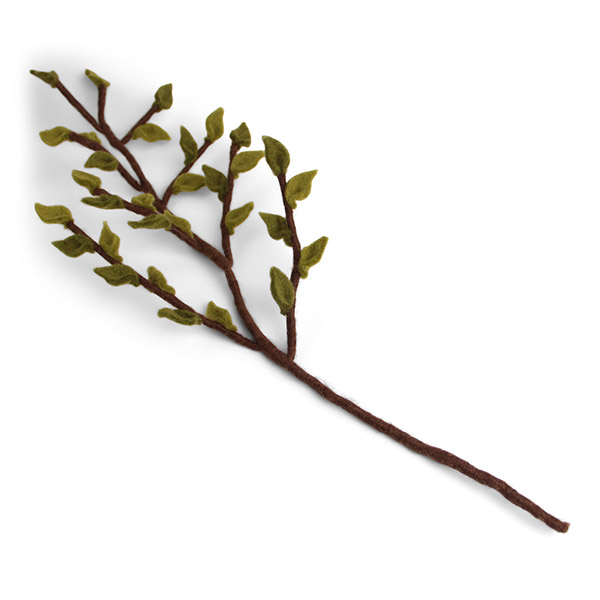 [앤그리앤시프]Branch with Green Leaves-EN00LNIGD2912GRN