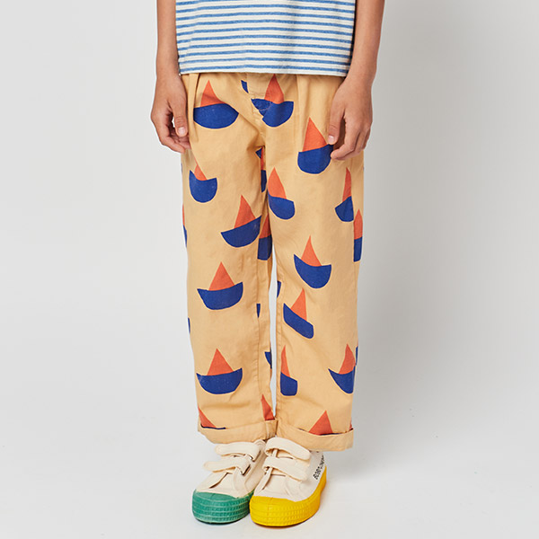 20[]Sail Boat all over chino pants-BB23KSTRSC096730