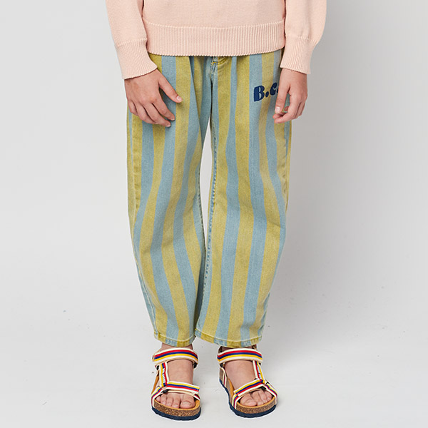 20[]Vertical Stripes denim pants-BB23KSTRSC097400