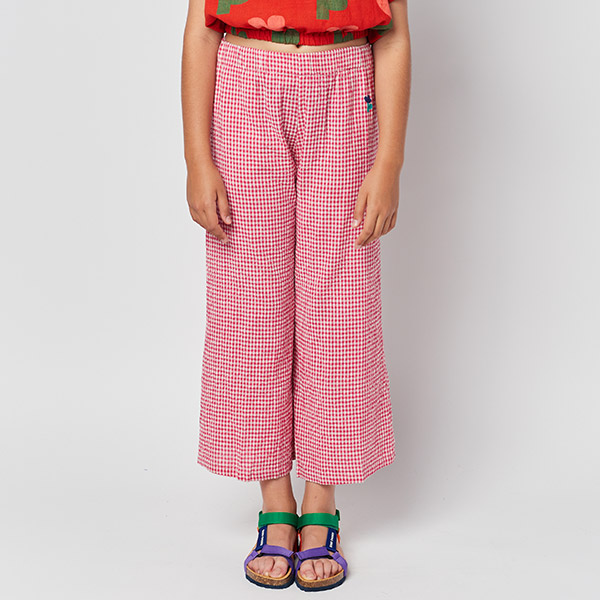 30MRCL []Pink Vichy woven culotte pants-BB23KSTRSC098510