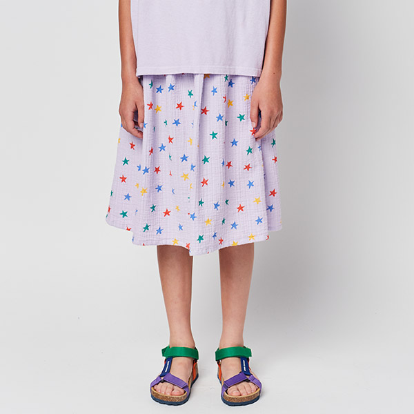 30[]Multicolor Stars all over woven midi skirt-BB23KSSKIC114530