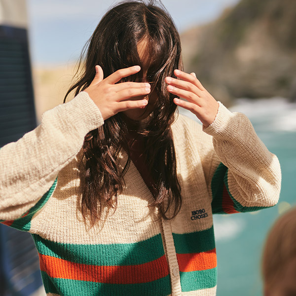 20[]Stripes cardigan-BB23KSCARC134200