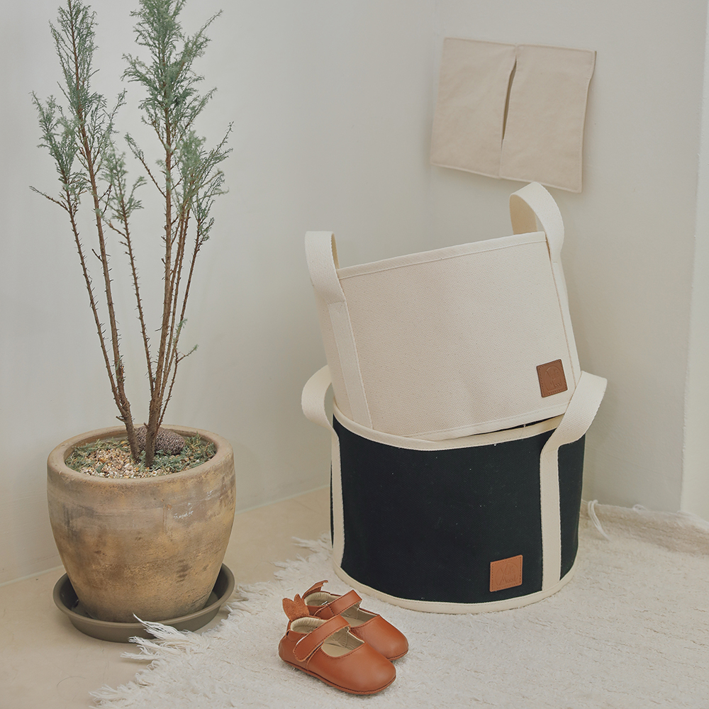 YUL'SMOOD[]RACHEL CIRCLE FABRIC BOX