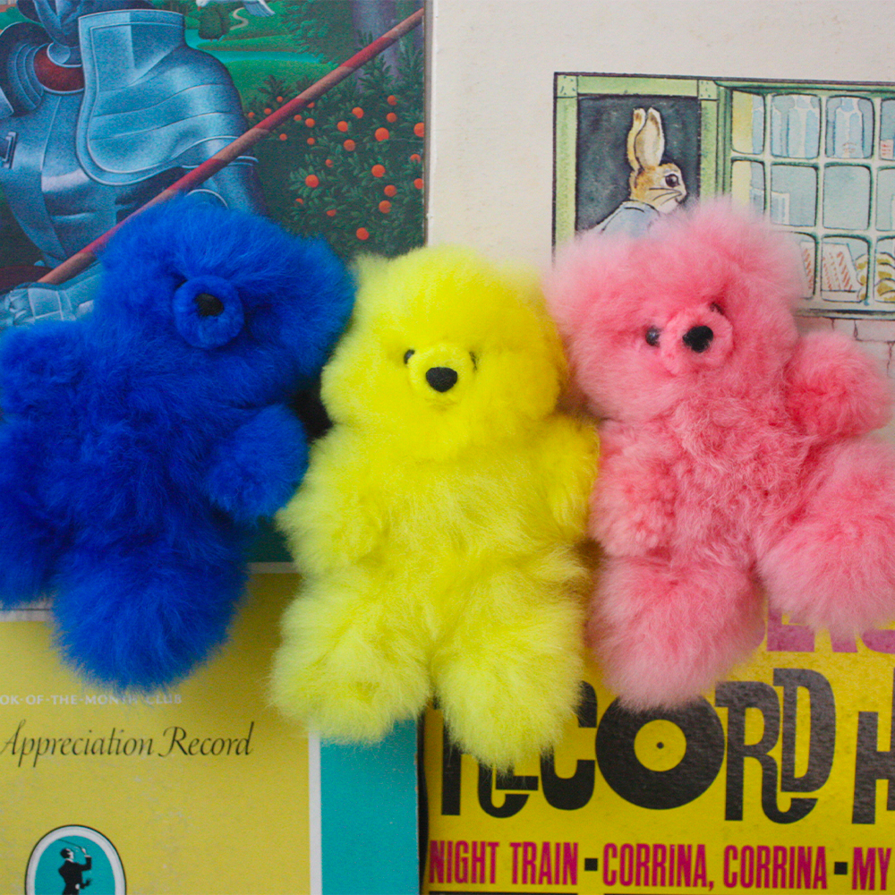  [Ƹī]ī ĵ ׵𺣾 Alpaca canady teddy bear (S size)