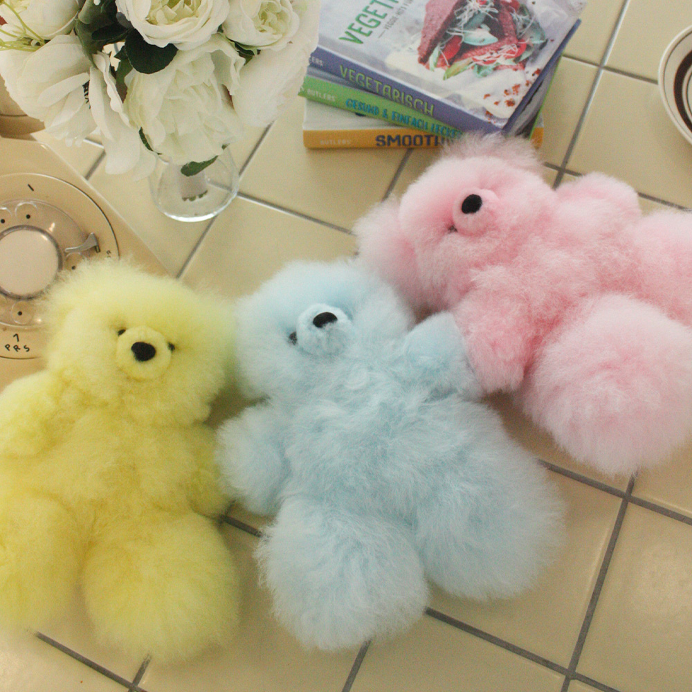  [Ƹī]ī  ׵𺣾 Alpaca sugar teddy bear (S size)