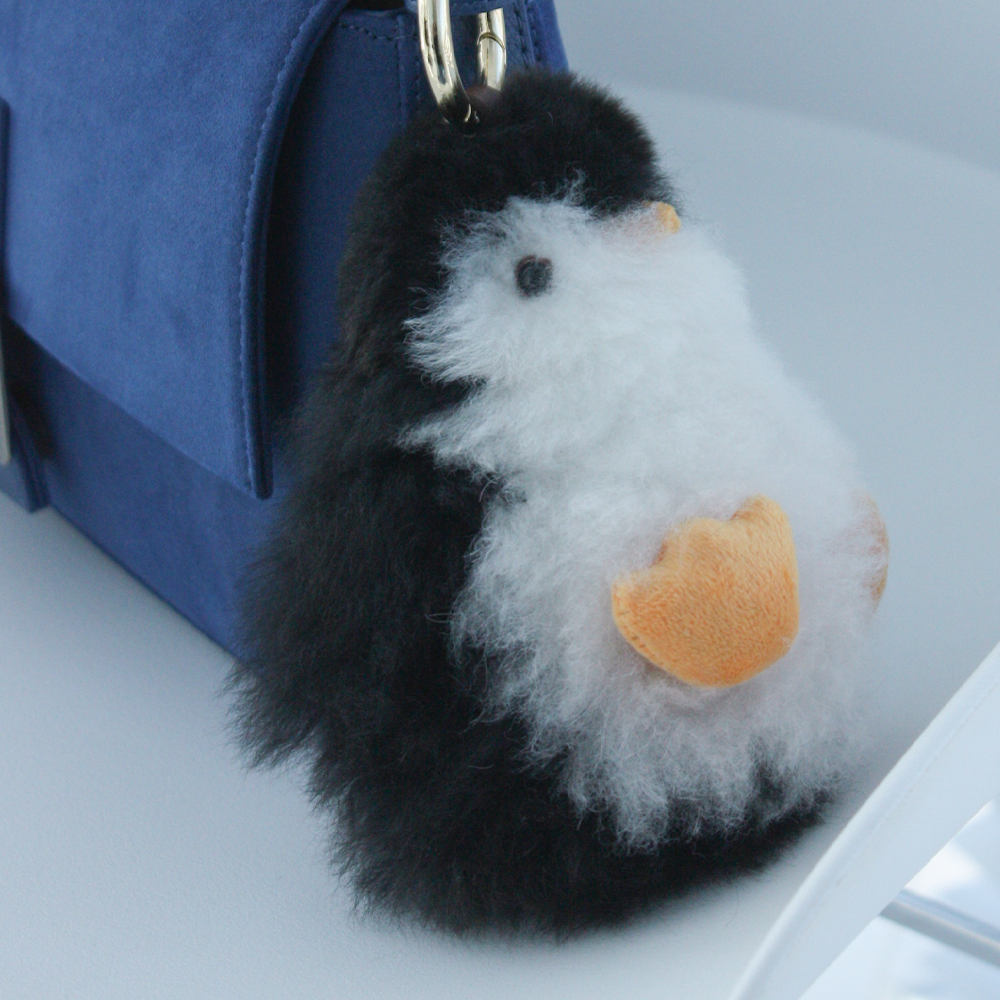  [Ƹī]ī ̺  Ű Alpaca baby penguin keyring 