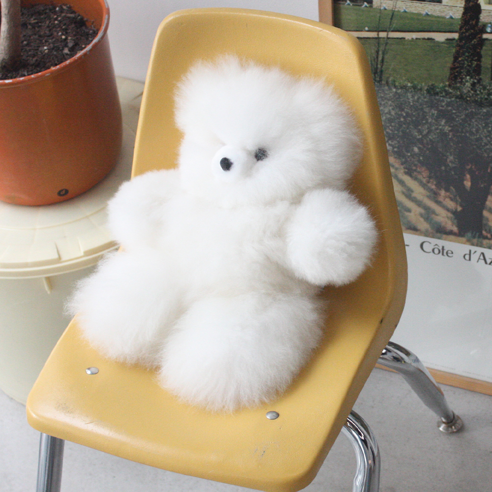 [Ƹī]ī ׵𺣾 Alpaca teddy bear (L size)