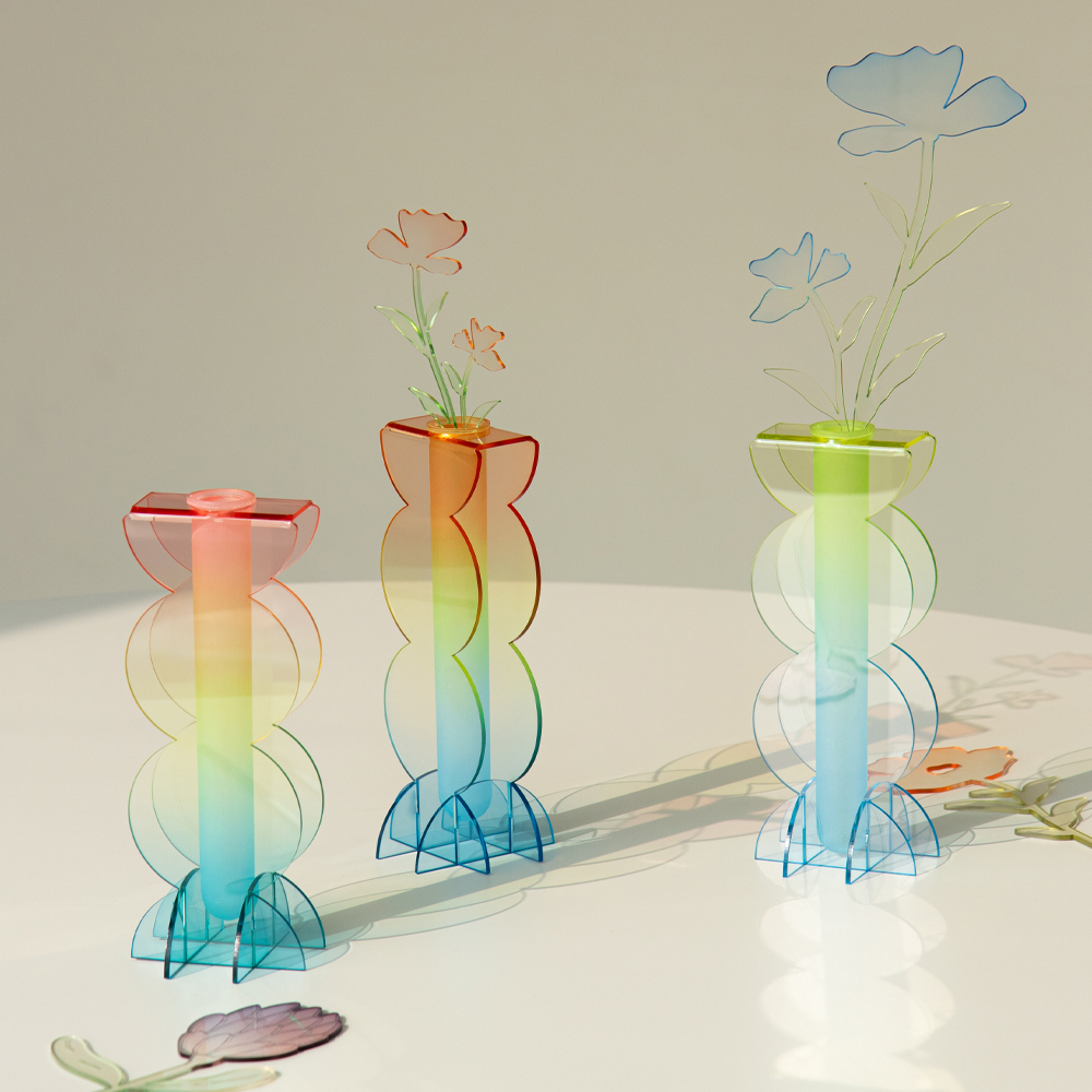 [Ʃ]rounded SUMMER vase - acrylic vase