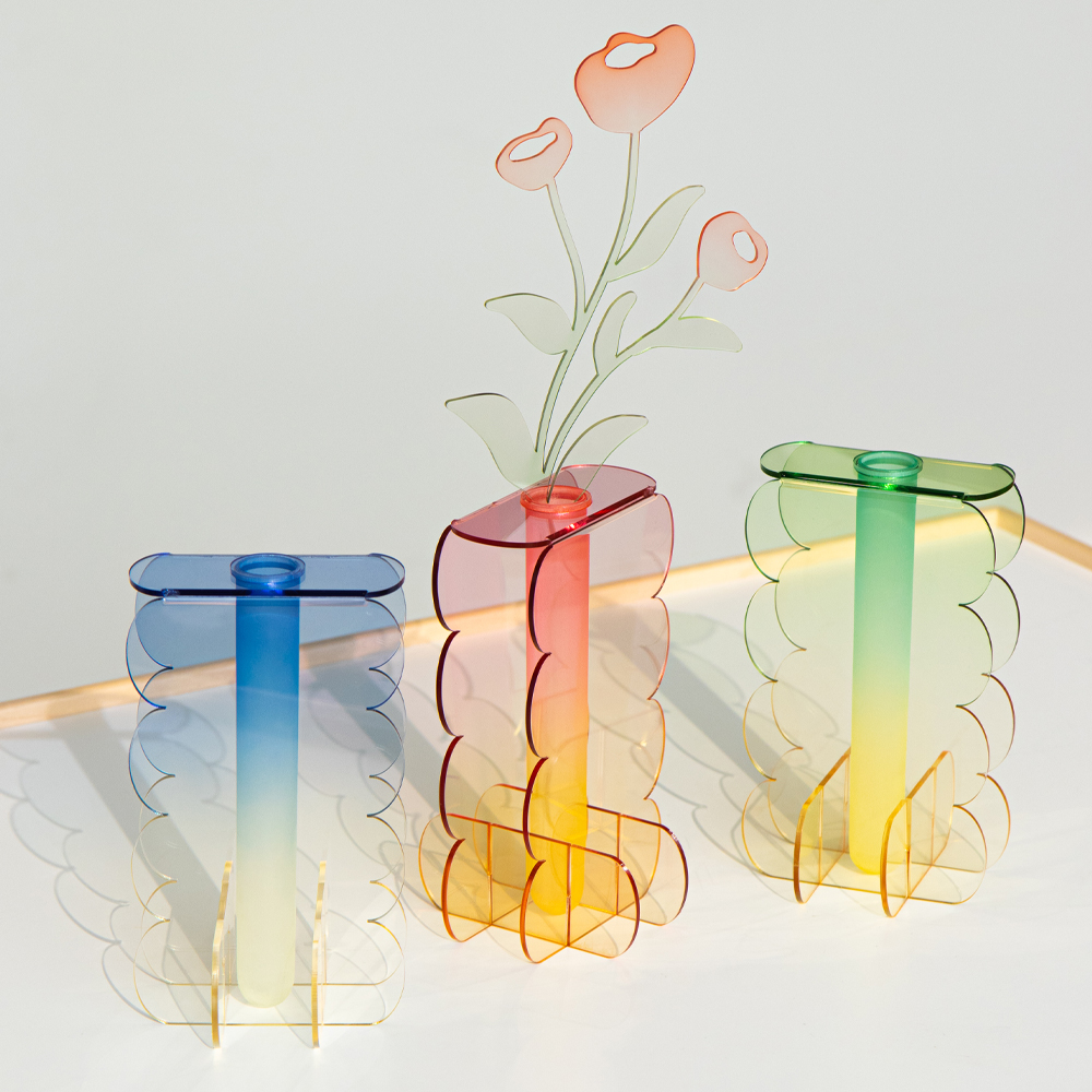 [Ʃ]cloud vase - acrylic vase