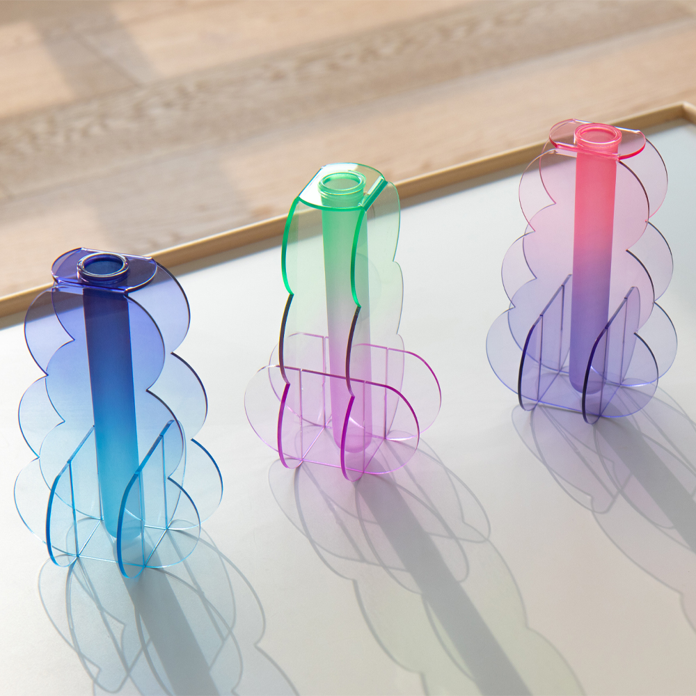 [Ʃ]bubble vase - acrylic vase