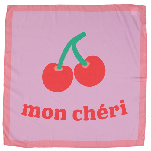 [ǿǿĢ]SILKY BANDANA/ SCARF -PI23KSSCA0024CHE