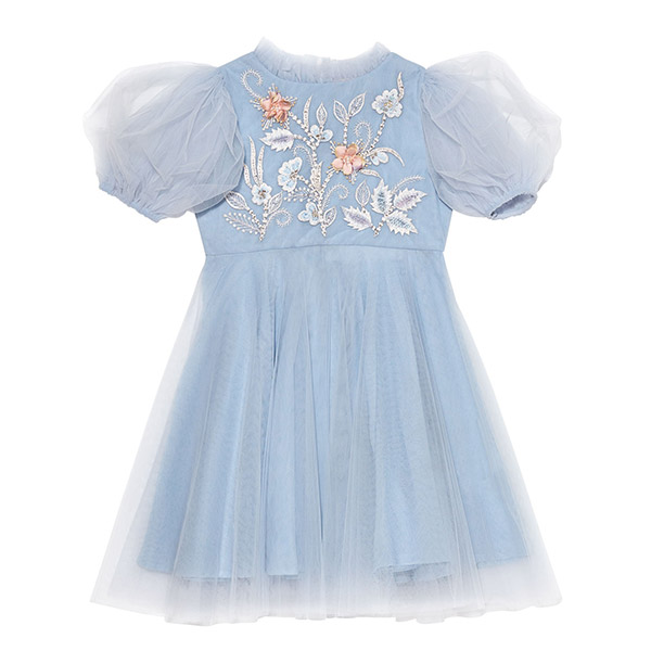 23SS[ƩƩ]BLUE ORCHID TULLE DRESS_巹-TD23KSDRE7627BDS