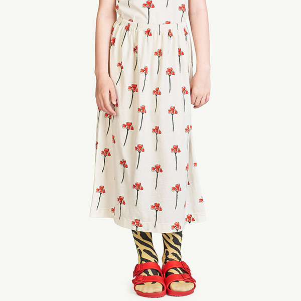 50[Ÿ]Carnations White Ladybug Skirt-TA23KSSKI0074WHT