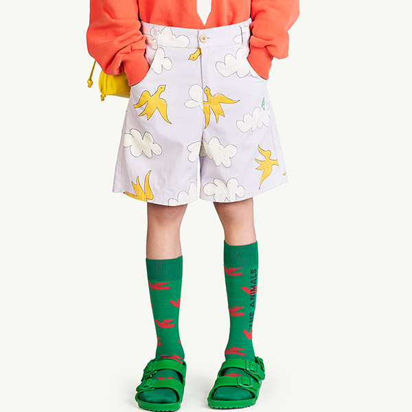 50[Ÿ]Clouds Lavand Pig Pants-TA23KSSHT0082LAC