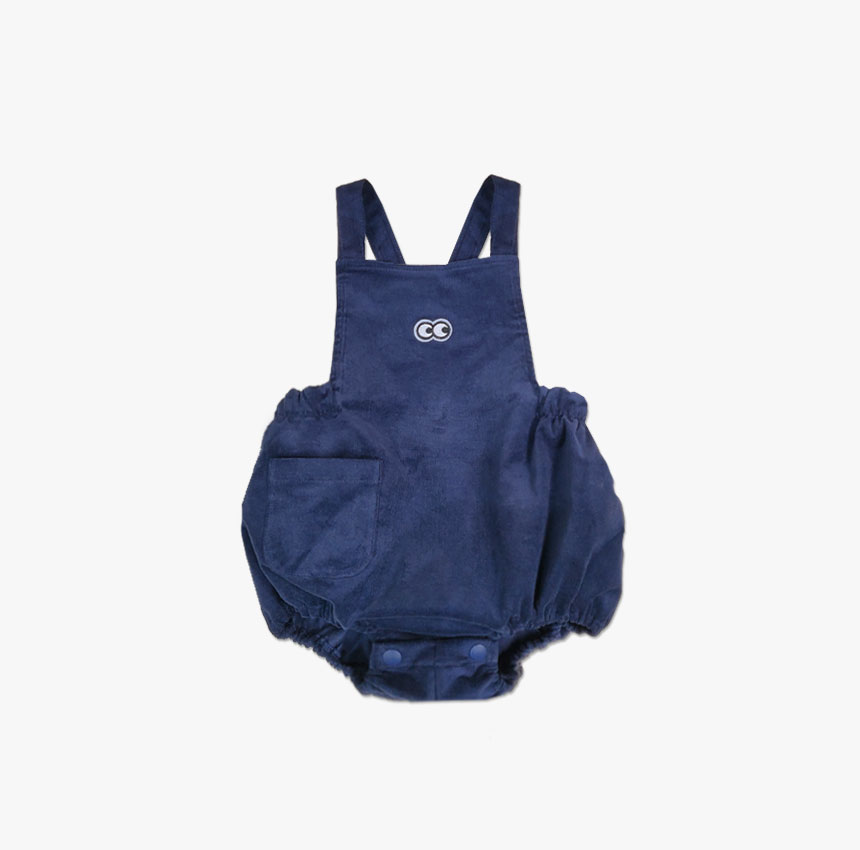 [ũũ]Baby's Classic Romper_Navy 