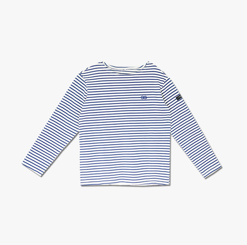 [ũũ]Adult Classic Stripes Boat TS_Navy
