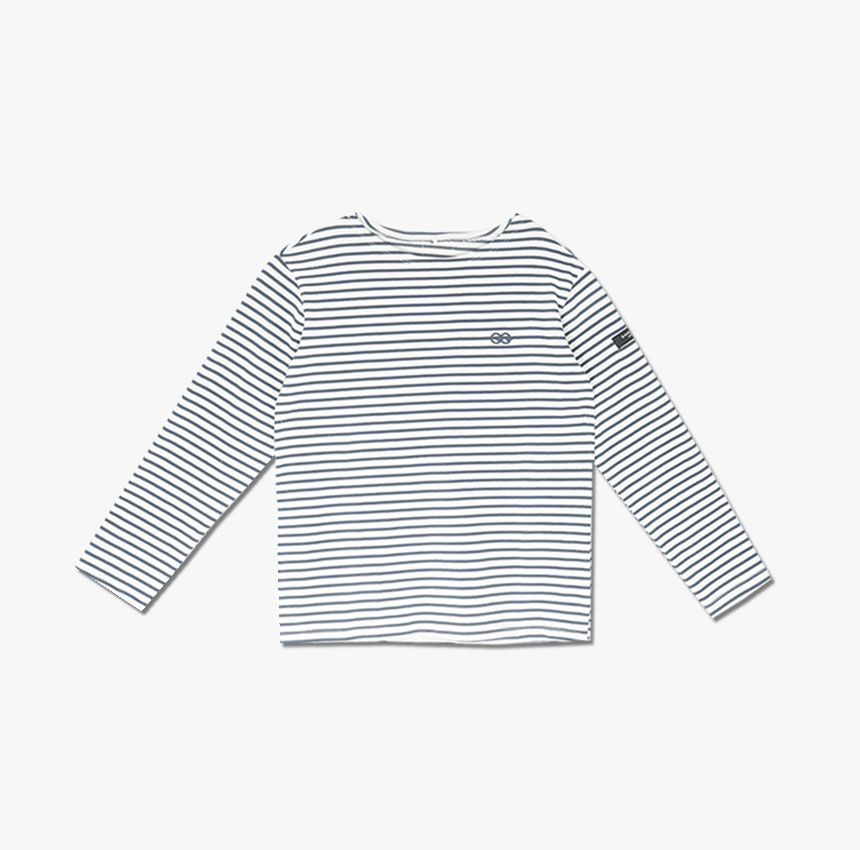 [ũũ]Adult Classic Stripes Boat TS_Gray
