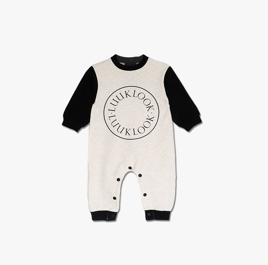 [ũũ]Circle Logo Velour Jumpsuit_Black