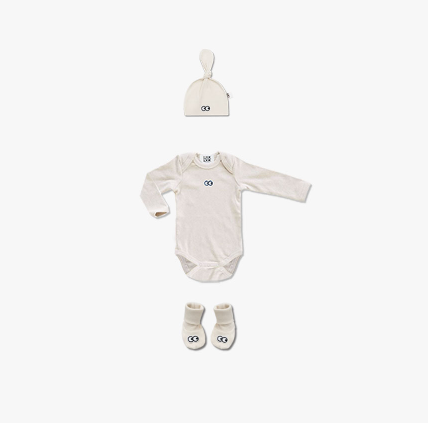 [ũũ]Plain 100day gift set ecru