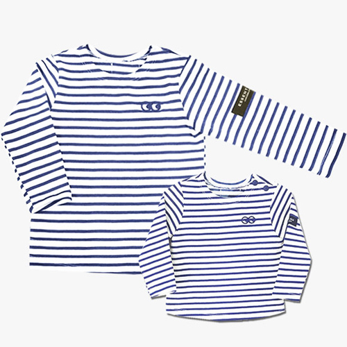 [ũũ]Mom&kids stripes T navy /   Ʈ Ƽ Ŀ Ʈ!!