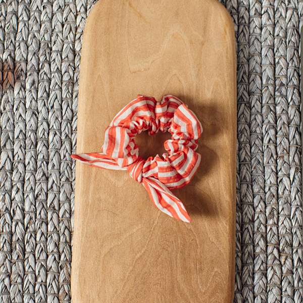 0615 23SS[ֻڶ]Red Stripe scrunchie_ũġ-BR23KSHAB0047RST