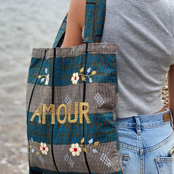 0201[CSAO]Lisette bag embroidered AMOUR-CA00LNBAG1914AMO
