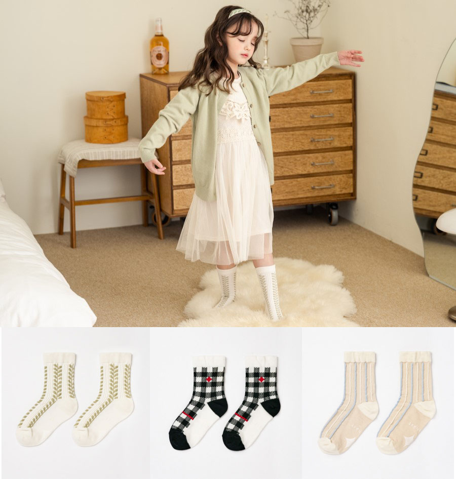 [㽺Ʈ]Lilahast Set 1 (3ӷ 1set)縻socks