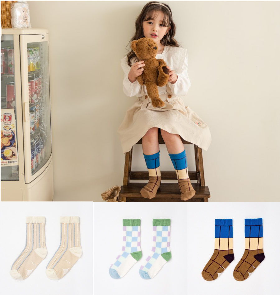 [㽺Ʈ]Lilahast Set 2 (3ӷ 1set)縻socks,
